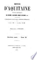 Revue d'Aquitaine et du Languedoc