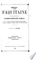 Revue d'Aquitaine et du Languedoc