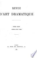 Revue d'art dramatique