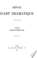Revue d'art dramatique