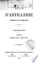 Revue d'artillerie