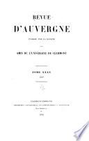 Revue d'Auvergne