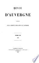 Revue d'Auvergne