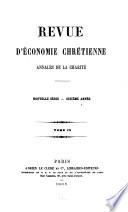 Revue d'économie chrétienne
