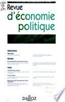 Revue d'économie politique