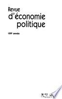 Revue d'économie politique