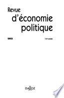 Revue d'économie politique