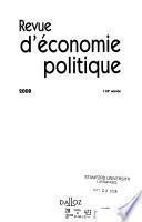 Revue d'économie politique