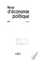 Revue d'économie politique