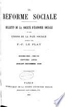 Revue d'ëconomie sociale et rurale