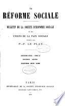 Revue d'ëconomie sociale et rurale