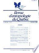 Revue d'entomologie du Québec