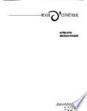 Revue d'esthétique