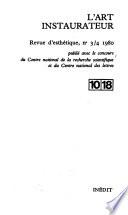 Revue d'esthétique