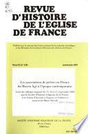 Revue d'histoire de l'Église de France