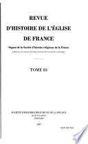 Revue d'histoire de l'Église de France