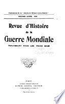 Revue d'histoire de la guerre mondiale