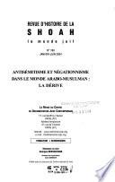 Revue d'histoire de la Shoah