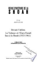Revue d'histoire de la Shoah