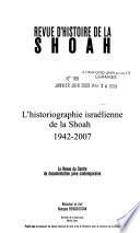 Revue d'histoire de la Shoah