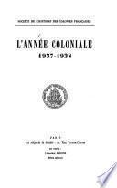 Revue d'histoire des colonies