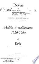 Revue d'histoire des sciences