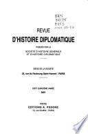Revue d'histoire diplomatique