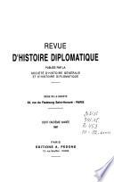 Revue d'histoire diplomatique