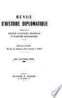 Revue d'histoire diplomatique