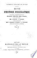 Revue d'histoire ecclésiastique