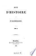 Revue d'histoire et d'archéologie