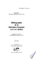 Revue d'histoire littéraire de la France