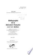 Revue d'histoire littéraire de la France