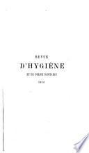 Revue d'hygiène et de médécine preventive