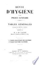 Revue d'hygiène et de médecine préventive