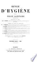 Revue d'hygiène et de médécine preventive