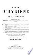 Revue d'hygiene et de medecine preventive