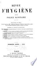 Revue d'hygiene et de medecine preventive
