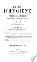 Revue d'hygiène et de médécine preventive