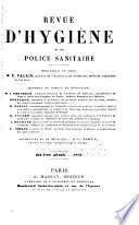 Revue d'hygiene et de medecine preventive