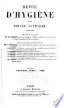 Revue d'hygiene et de medecine preventive