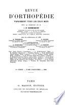 Revue d'orthopédie
