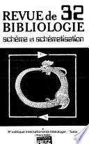 Revue de bibliologie schéma et schématisation