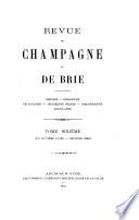 Revue de Champagne et de Brie