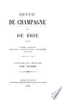 Revue de Champagne et de Brie