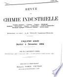 Revue de chimie industrielle et le moniteur scientifique de quesneville