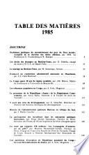 Revue de droit des pays d'Afrique