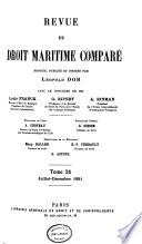 Revue de droit maritime comparé