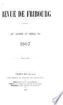 Revue de Fribourg