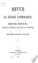 Revue de Fribourg
